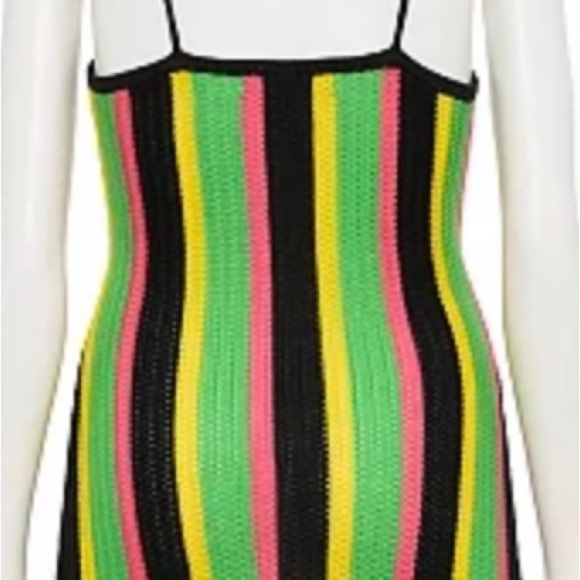 NWT-Almost Famous Juniors' Almost Striped Halter Mini Dress, Size: XL - Picture 2 of 11